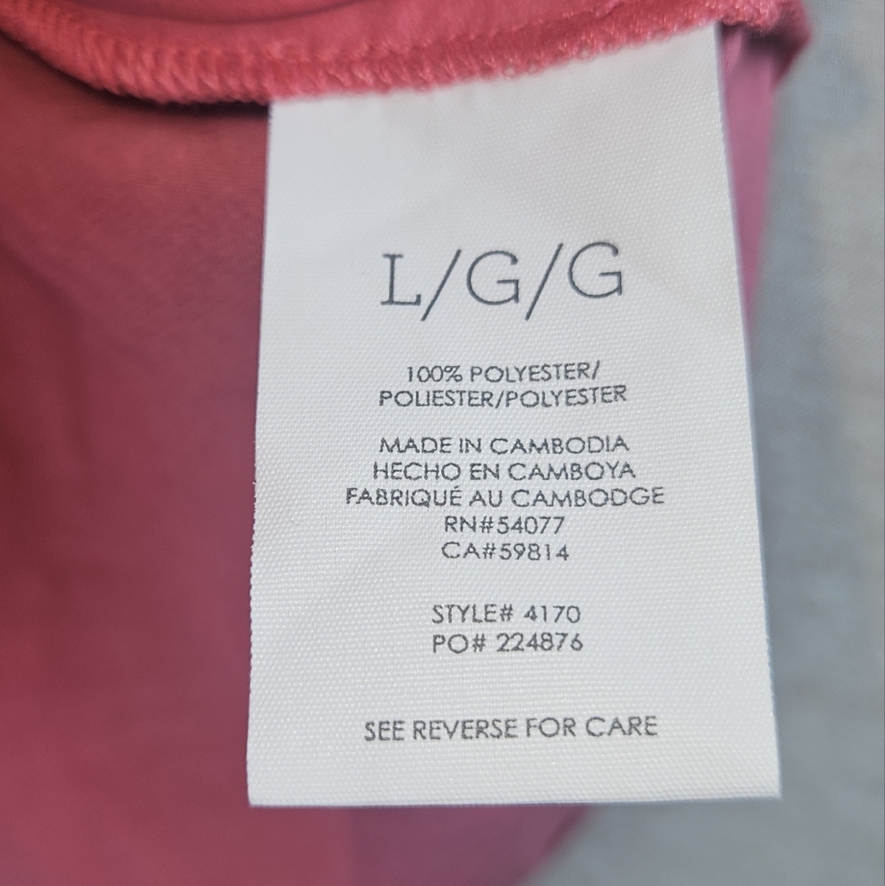 NWT CAbi pink blouse top Womens Large - Picture 5 of 6